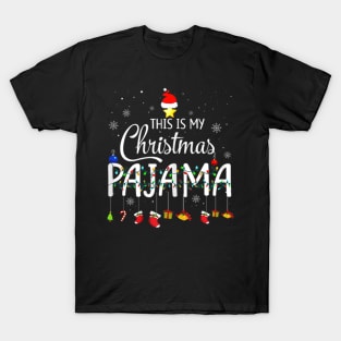 This Is My Christmas Funny Xmas Light Tree T-Shirt